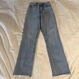 Women's Straight Leg Super High Rise Curve Jeans